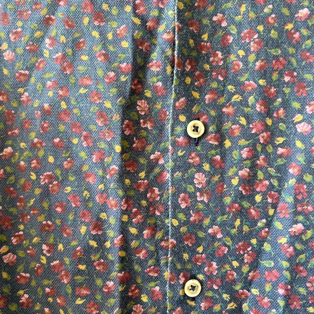 ZARA MAN Floral Button-Down Made in Spain Causal Shirt - Picture 3 of 8